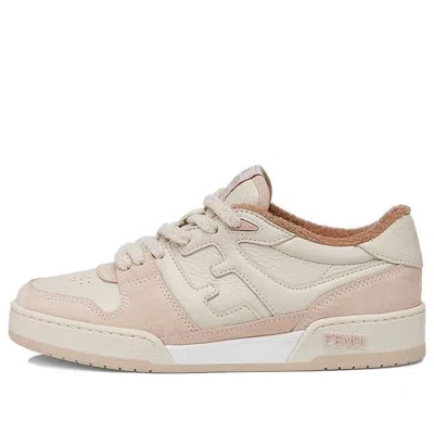 Fendi (wmns)  Match Low Top Suede 'pink Beige'