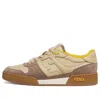 Fendi (wmns)  Match Low Top Suede 'yellow Beige'