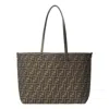 Fendi Roll Medium In Brown