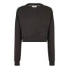 Fendi (wmns)  Ss21 Solid Color Knit Short Sports Hoodie Black