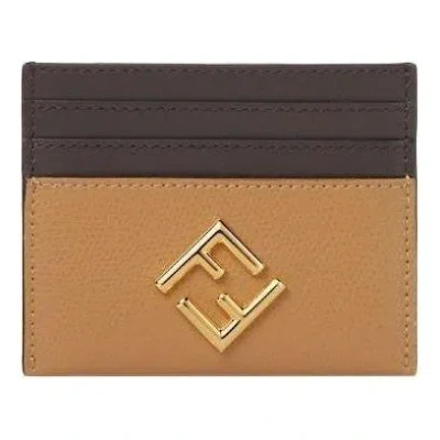 Fendi (wmns)  Ss26 Ff Diamonds Card Case 'brown'