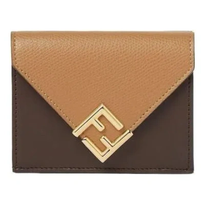 Fendi (wmns)  Ss26 Ff Diamonds Wallet 'brown' In Multi