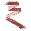 Fendi Women Silk Wrappy Bandeau With Falena Dots Motif In Pattern