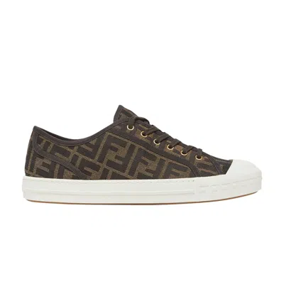 Pre-owned Fendi Wmns Ff Motif Domino 'brown'