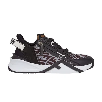 Pre-owned Fendi Wmns Flow Ff Motif Low 'black'