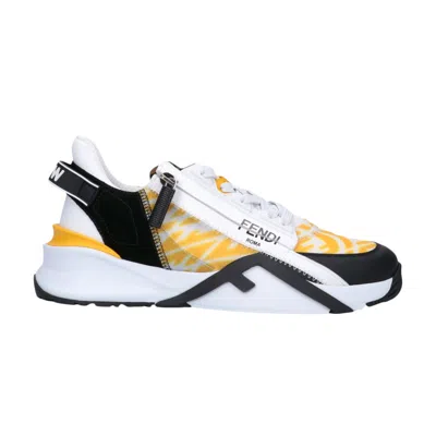 Pre-owned Fendi Wmns Flow Ff Motif Low 'yellow'