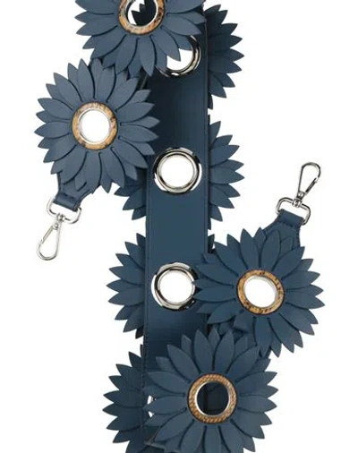 Fendi Woman Bag Strap Navy Size - Calfskin