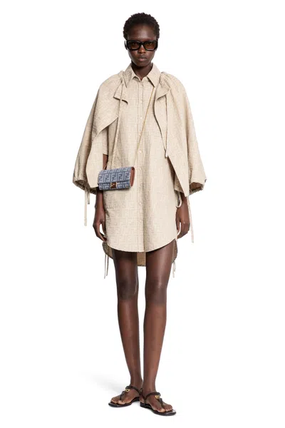 Fendi Woman Beige Dresses