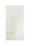 Fendi Ff Cotton Shawl In White