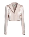 Fendi Woman Blazer Ivory Size 8 Viscose, Virgin Wool In White