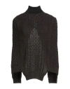 Fendi Woman Cape Burgundy Size 4 Wool, Polyamide, Elastane