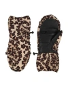 Fendi Woman Gloves Sand Size S Polyester, Elastane, Goat Skin In Beige