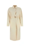 Fendi Soprabito In Misto Poliestere Avorio Donna In White