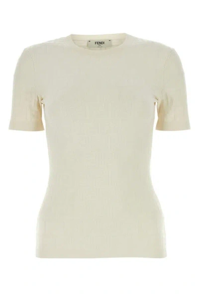 Fendi T-shirt-40 Nd  Female In White