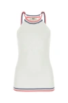 Fendi Ivory Viscose Blend Top In White