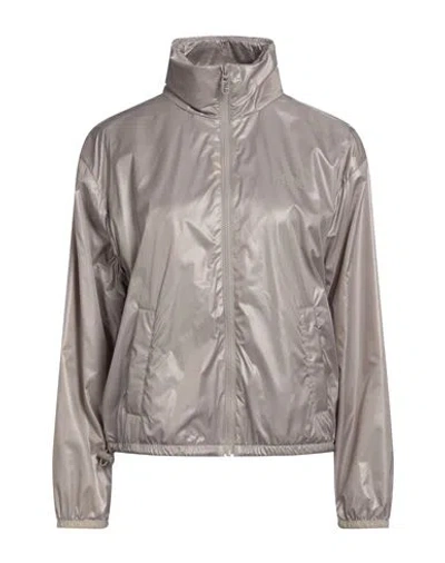 FENDI FENDI WOMAN JACKET TAUPE SIZE M POLYAMIDE