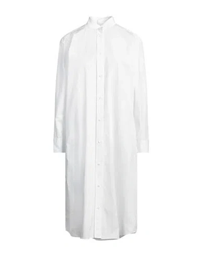 Fendi Woman Midi Dress White Size 4 Cotton