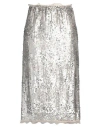 Fendi Sequined Skirt In Grey