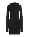 Fendi Ribbed Wool-silk Hooded Dress