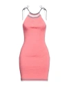 Fendi Mini Mirror Ff Motif Dress In Red