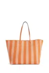 Fendi Borsa Shopping Roll Grande In Jacquard Ricamato Donna