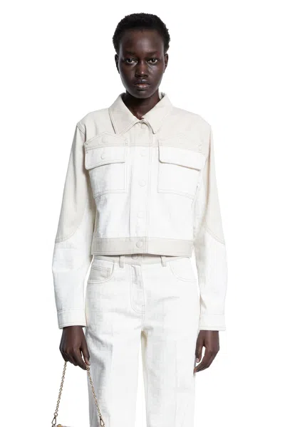 Fendi Woman Off-white Jackets