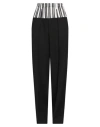 Fendi Woman Pants Black Size 10 Virgin Wool, Polyamide, Silk In Black