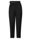 Fendi Woman Pants Black Size 10 Mohair Wool, Wool In Black