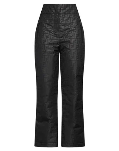 Fendi Woman Pants Black Size 6 Polyester In Black