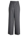 Fendi Woman Pants Charcoal Size 8 Virgin Wool, Elastane, Polyester In Gray