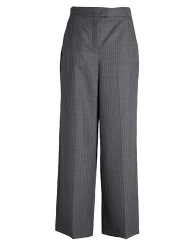 Fendi Woman Pants Charcoal Size 8 Virgin Wool, Elastane, Polyester In Gray