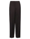 Fendi Woman Pants Dark Brown Size 4 Virgin Wool In Black