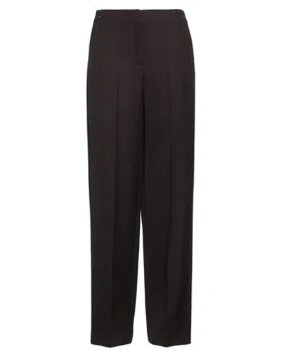 Fendi Woman Pants Dark Brown Size 4 Virgin Wool