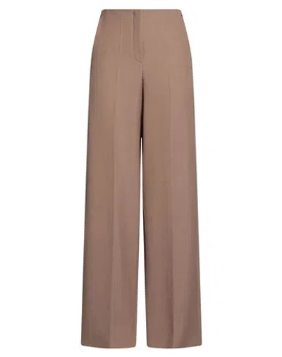 Fendi Woman Pants Light Brown Size 6 Virgin Wool In Pink