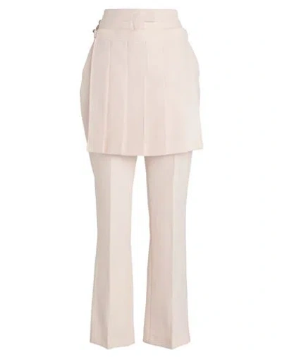 Fendi Woman Pants Light Pink Size 6 Virgin Wool