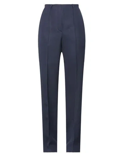 Fendi Woman Pants Midnight Blue Size 6 Virgin Wool