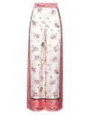 Fendi Printed Satin Wide-leg Pant In White