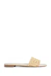 Fendi Woman  Sandals & Slides In Gold