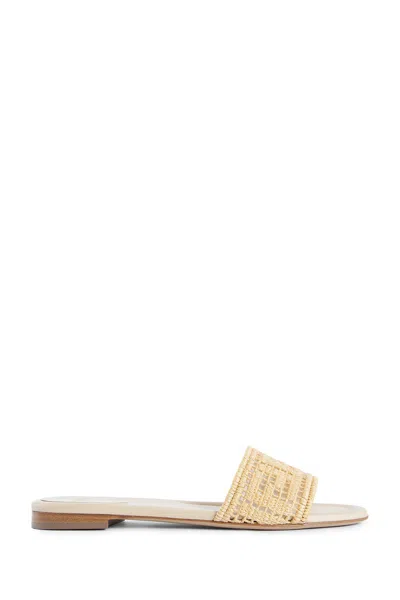 Fendi Woman  Sandals & Slides In Gold