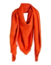 Fendi Woman Scarf Orange Size - Silk