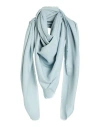 Fendi Woman Scarf Sky Blue Size - Silk In Blue