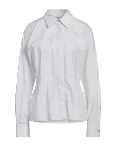 Fendi Woman Shirt White Size 8 Cotton