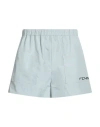 Fendi Woman Shorts & Bermuda Shorts Light Grey Size S Polyester