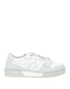 Fendi Match Platform Logo Sneakers In White