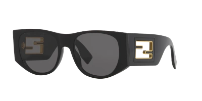 Fendi Woman Sunglass Baguette Fe40109i In Grey