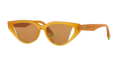 Fendi Woman Sunglass Way In Brown