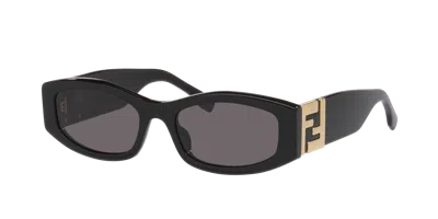 Fendi Woman Sunglass Forever  Fe40204i In Black