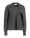Fendi Woman Sweater Grey Size 4 Wool, Cashmere, Polyamide, Elastane