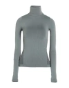 Fendi Woman T-shirt Grey Size S/m Polyamide, Elastane In Gray