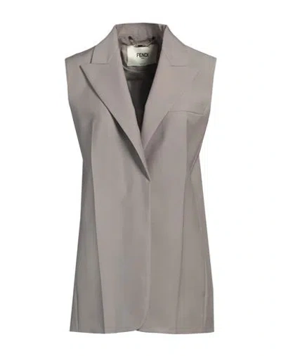 Fendi Kid Vest In Beige